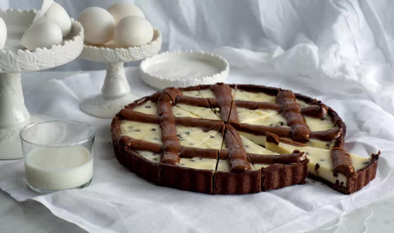 Tart ricotta e gocce cioccolato
