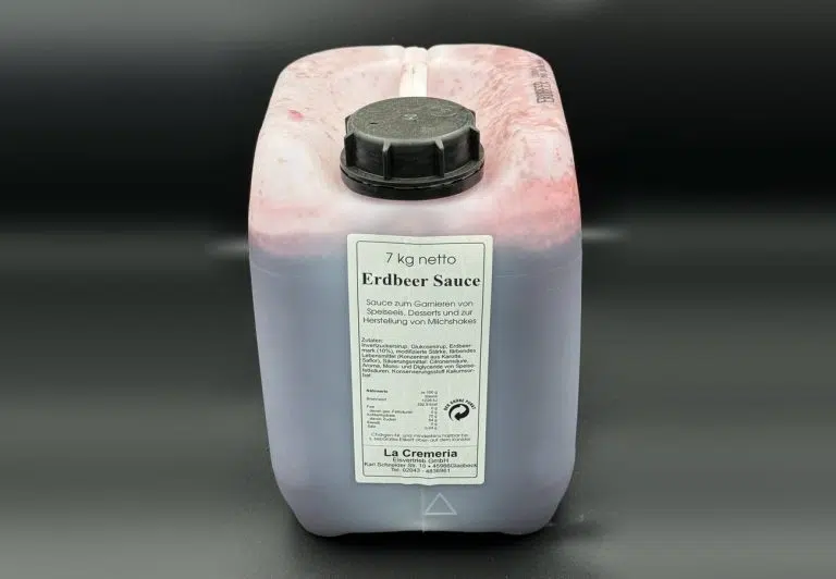 Erdbeer Sirup Superior 7 Kg Kanister