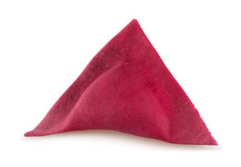 Rote-Beete-Triangoloni mit Ziegenkäse & Honig
