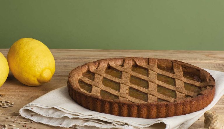 Crostata vegana Limone Zensero